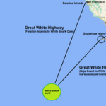 Great White Highway: Also Called The Blue Serengeti Great White Highway Map small