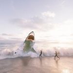 Are There Great White Sharks In Boston, Massachusetts (or in Broad Sound)? Great white shark on beach - Are There Great White Sharks In Cape Cod?