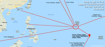 How To Get To Truk Lagoon (Travelling From The UK, The US Or Australia)
